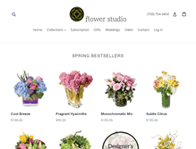 Tablet Screenshot of flower-studio.ca